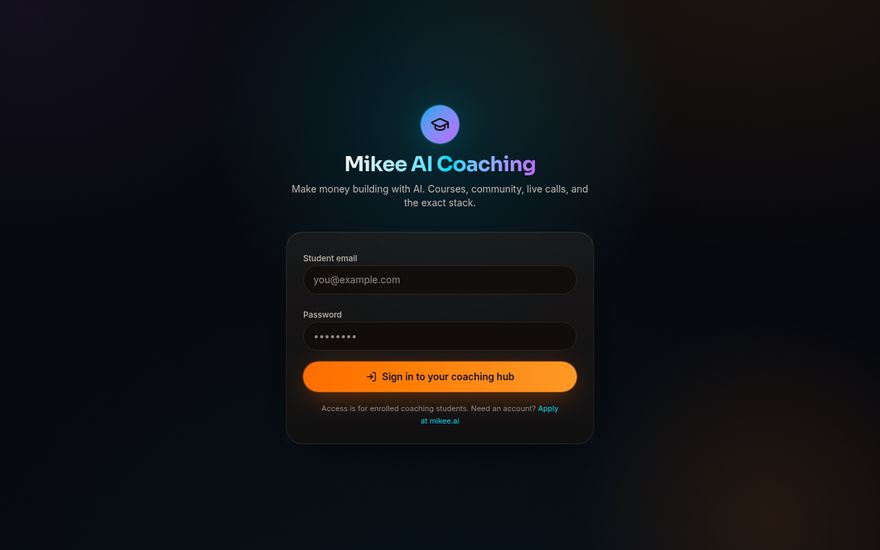 Mikee AI Coaching screenshot