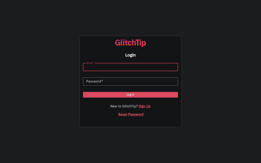 GlitchTip screenshot