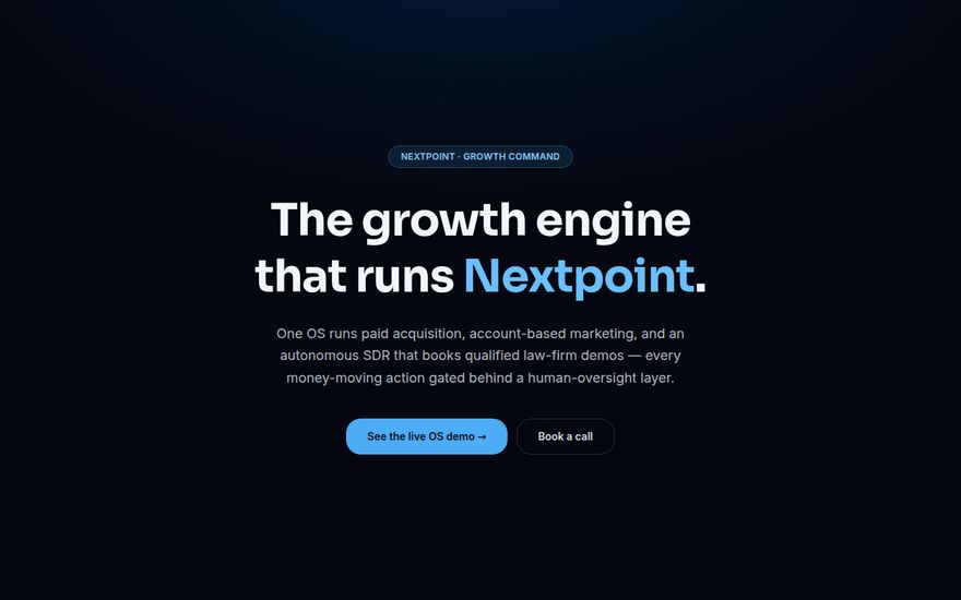 Nextpoint OS screenshot
