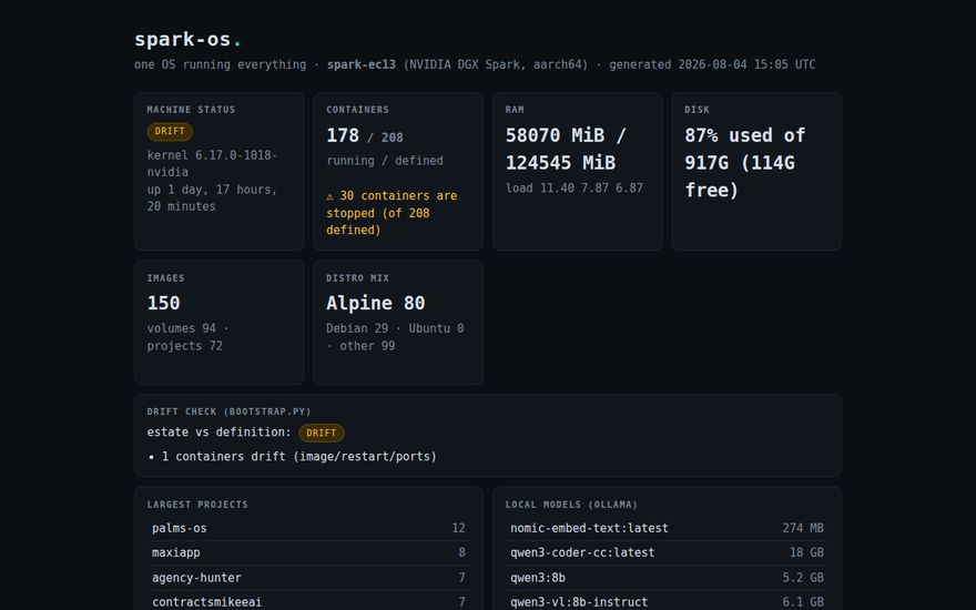 spark-os screenshot