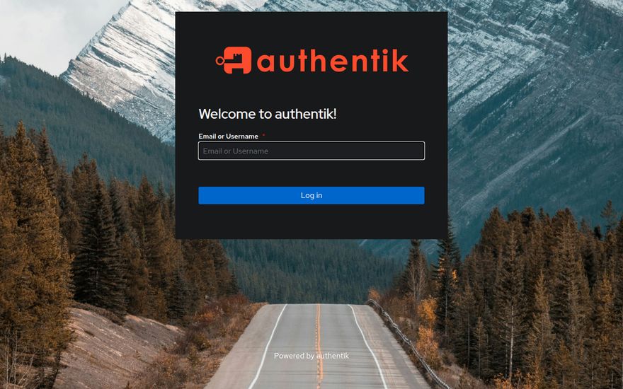 authentik screenshot