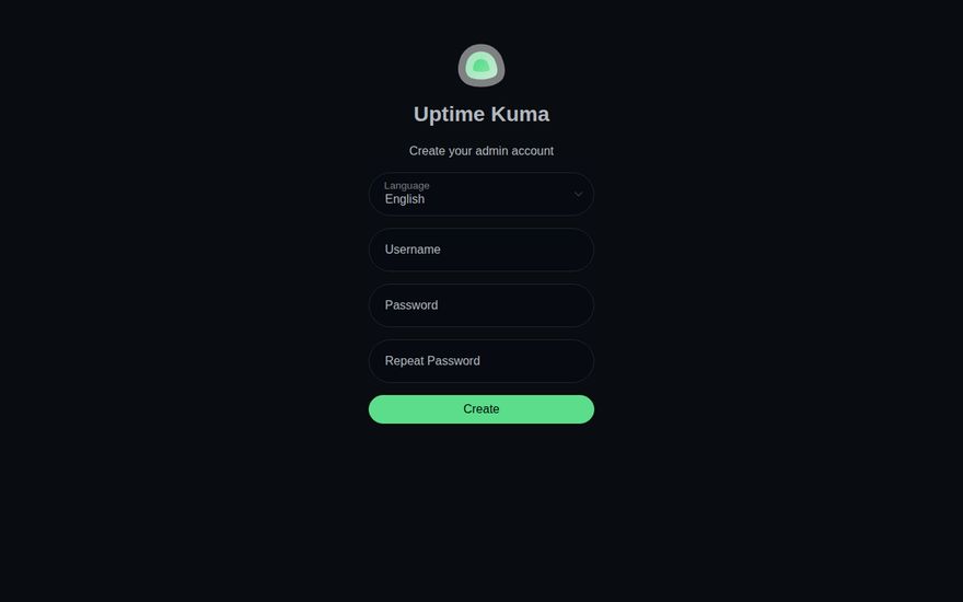 Uptime Kuma screenshot