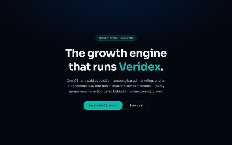 Veridex OS screenshot
